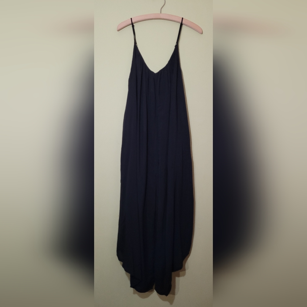 Urban Outfitters Silence + Noise Black Wide Leg Jumpsuit Medium